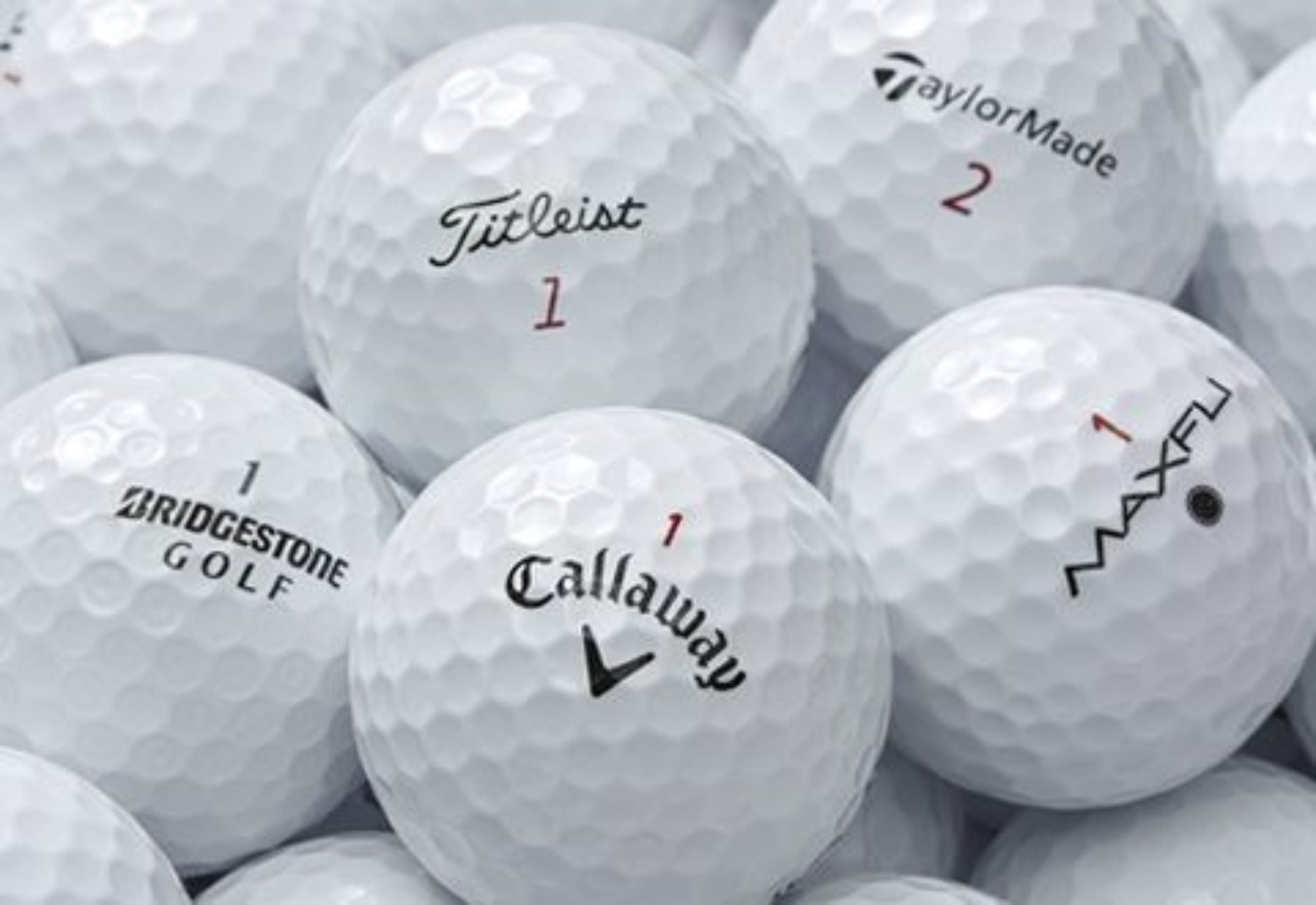 Reload Golf Balls, Golf Balls, near Mint, 4A, AAAA Quality, 48 Pack, White